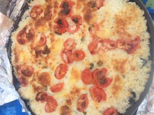 Tiella barese: patate, cozze e riso