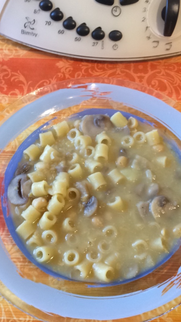 Zuppa Di Ceci Funghi E Patate Bimby Con Video Supermamma